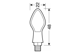 PIXIA, LED CORNER LIGHTS - 12V LED - BLACK
