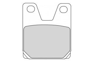 FDB2084P BRAKE PADS ORGANIC