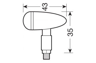 DROP, LED CORNER LIGHTS - CHROME