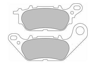 FDB2238EF BRAKE PADS ORGANIC