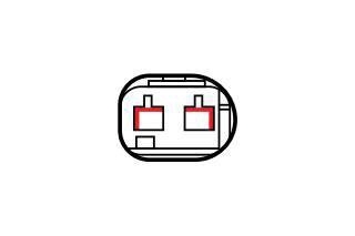 CORNER LIGHTS WIRING CABLES, 2 PCS - BMW