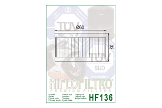 Oliefilter HF-136, Suzuki