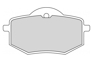 FDB591P BRAKE PADS ORGANIC