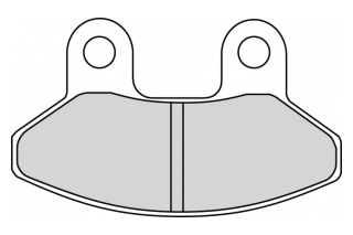 FDB2108AG BRAKE PADS ORGANIC