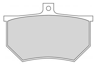 FRP410P BRAKE PADS ORGANIC