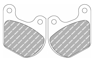 FDB334P BRAKE PADS ORGANIC