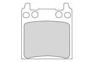 FDB134P BRAKE PADS ORGANIC