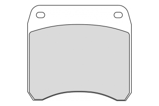 FRP213P BRAKE PADS ORGANIC