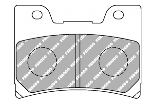 FDB666P BRAKE PADS ORGANIC