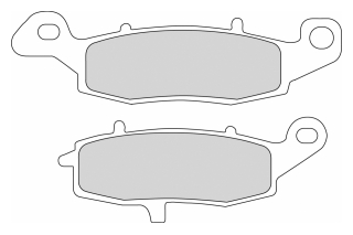 FDB2049P BRAKE PADS ORGANIC