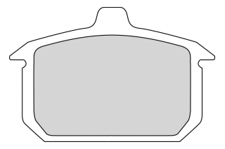 FDB335P BRAKE PADS ORGANIC