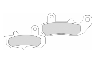 FDB607P BRAKE PADS ORGANIC