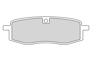 FDB411P BRAKE PADS ORGANIC