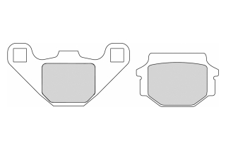 FDB314P BRAKE PADS ORGANIC