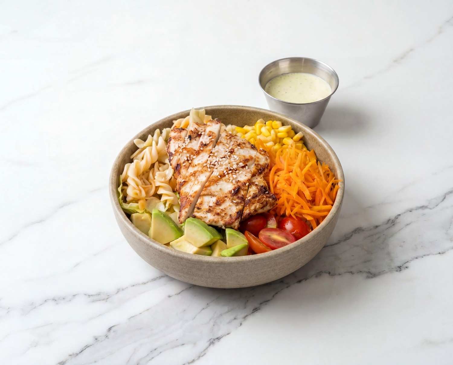 Light Chicken Pasta Salad