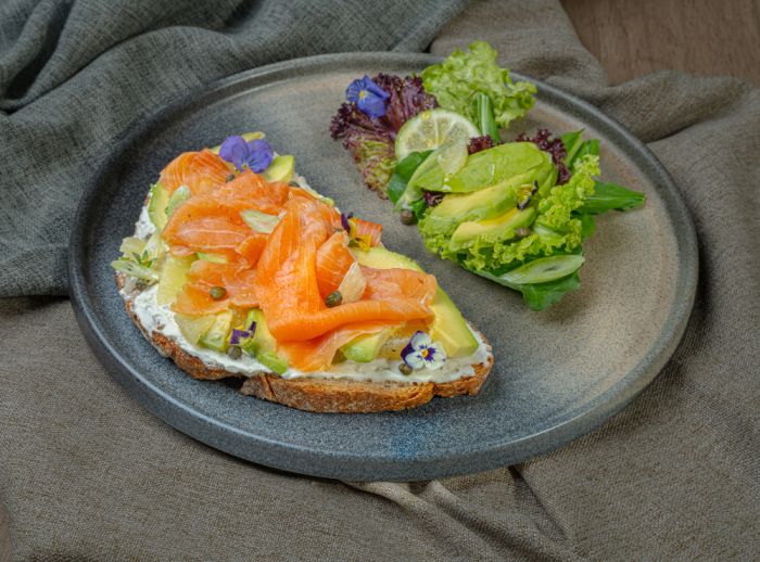 Smoked Salmon Avocado Sourdough