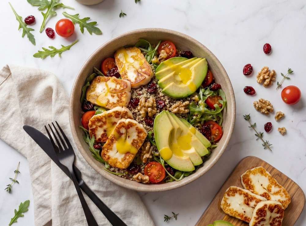 Halloumi Quinoa