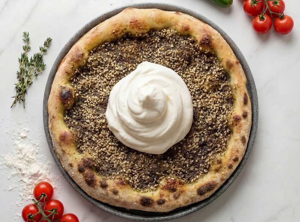 Zaatar & Labneh Tarboush