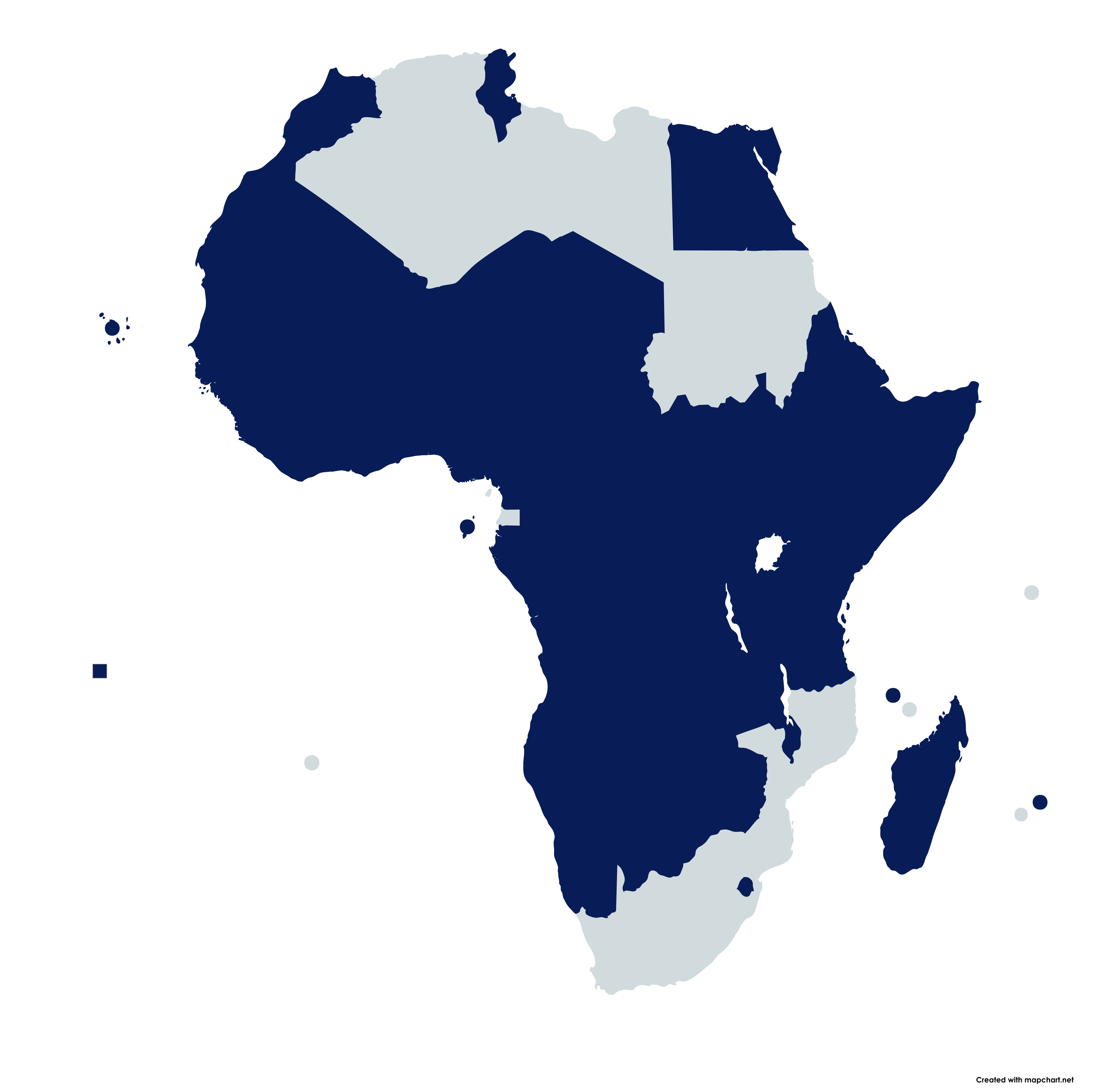 Member Countries Map 46