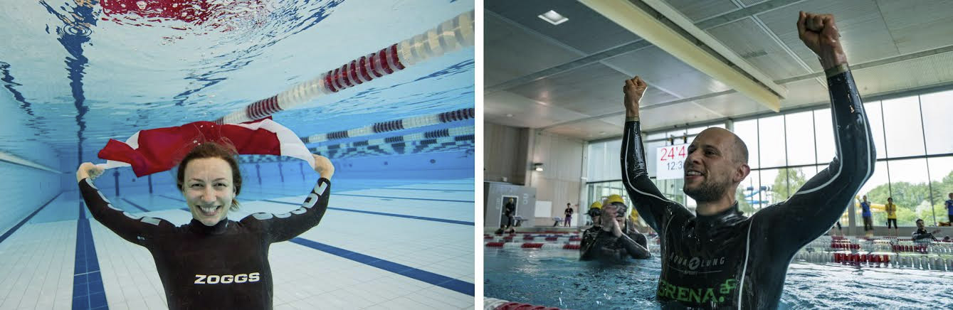 2 World Records in the DNF finals of the AIDA Pool World Championship 2016