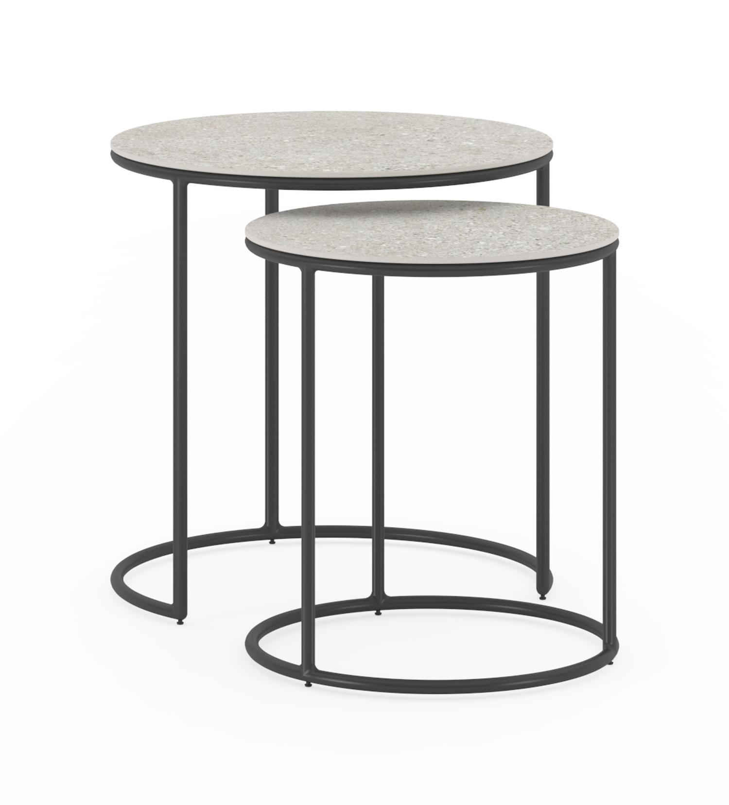 fano-loungetafels-in-zwart-aluminium-en-shilin-volkeramiek-dia-50-40
