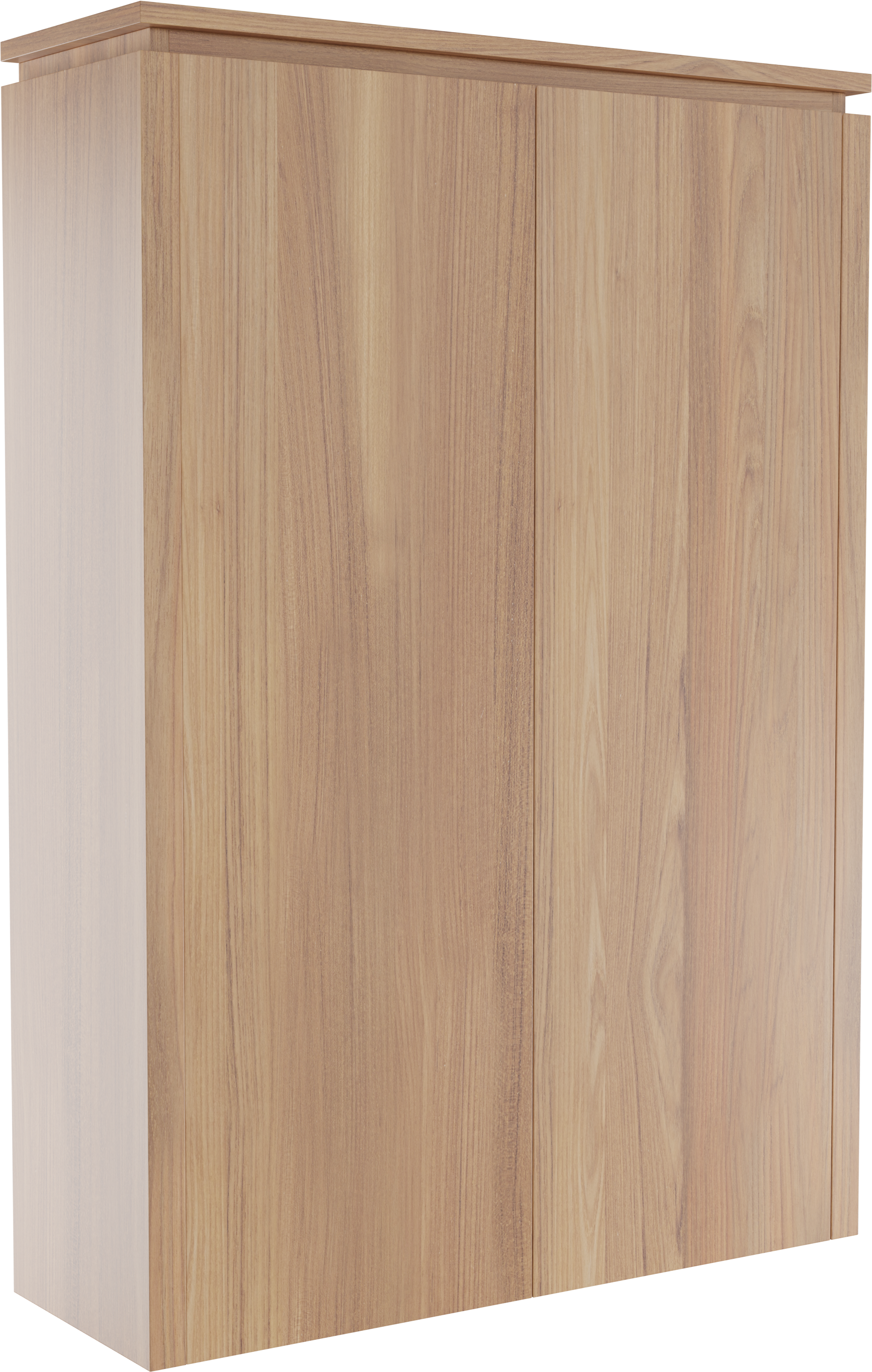 Balmani Eclips badkamerkast | B90 x D32 x H130 cm | Teak | Scharnieren links en rechts | Massief hout | Vlakke afwerking