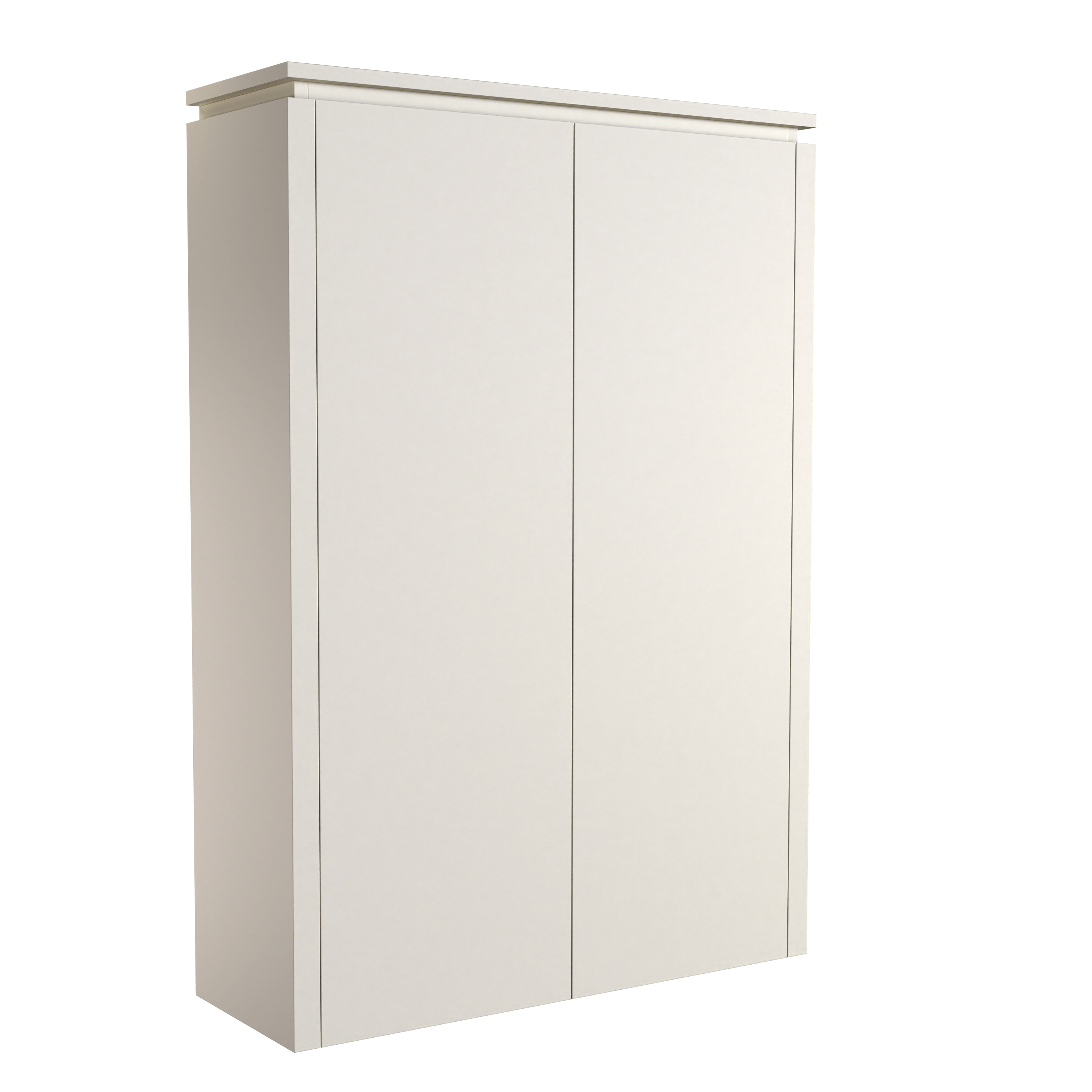 Balmani Eclips badkamerkast | B90 x D32 x H130 cm | Sandbeige | Scharnieren links en rechts | MDF gelakt | Vlakke afwerking