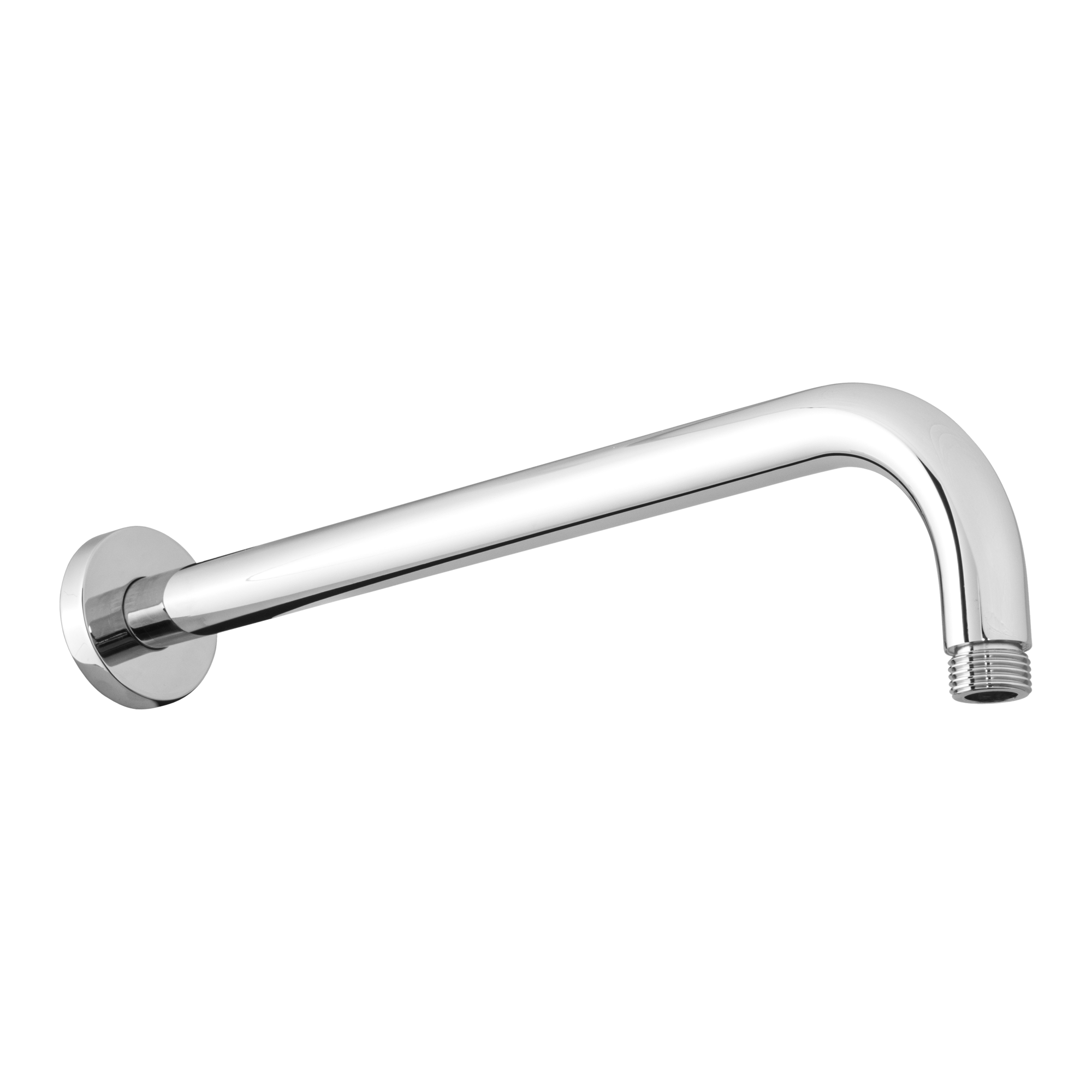 Blaufoss Bodan Round douchearm | Glanzend chroom | 38 cm | Wandbevestiging