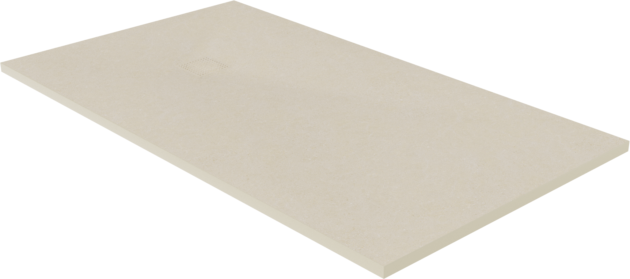 Luca Varess Suite douchebak | 160 x 90 cm | Dizzy Cream | Composietmarmer | Voelbare structuur
