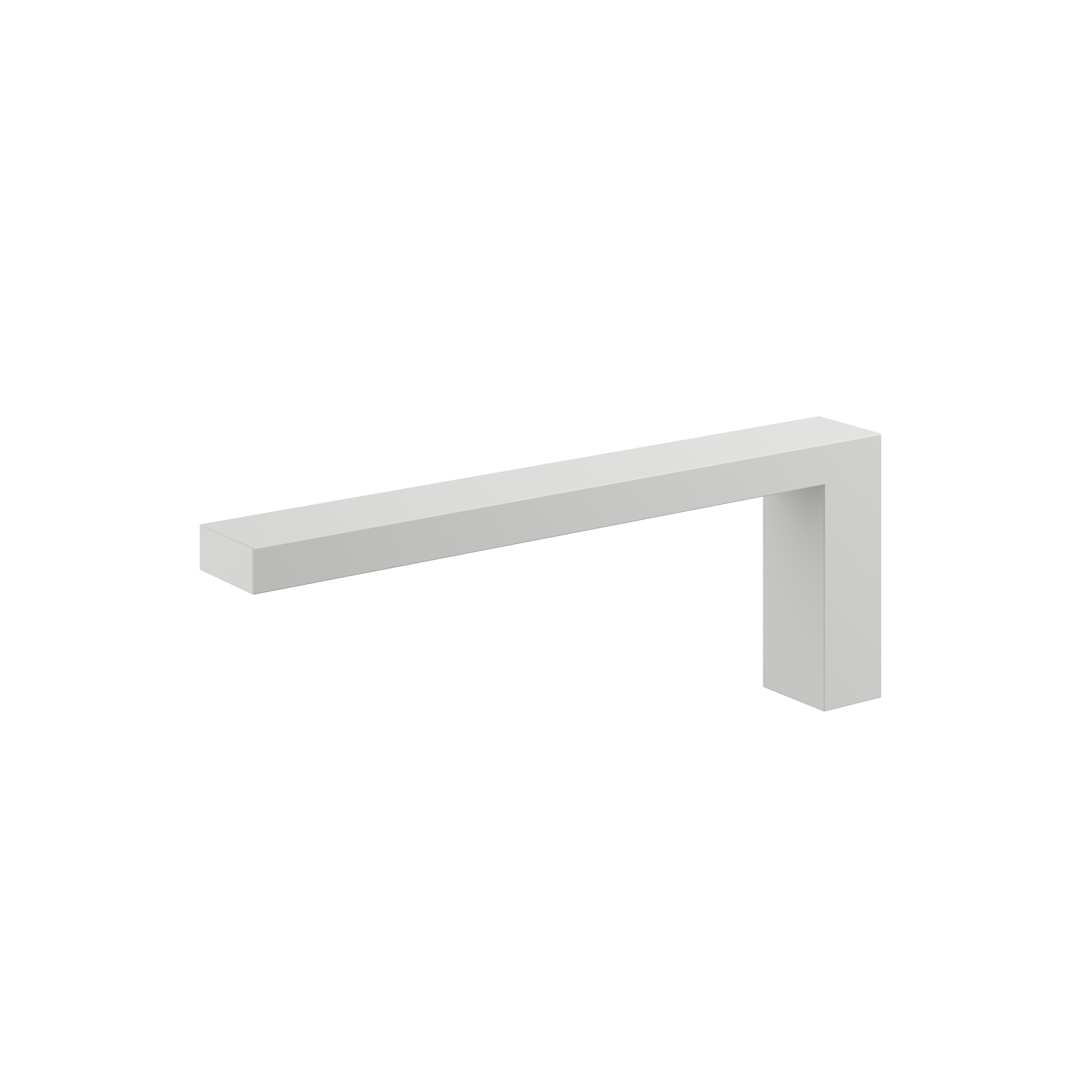 Blaufoss Blackline Noma Small handdoekhouder | Mat wit | 19 cm | Enkel