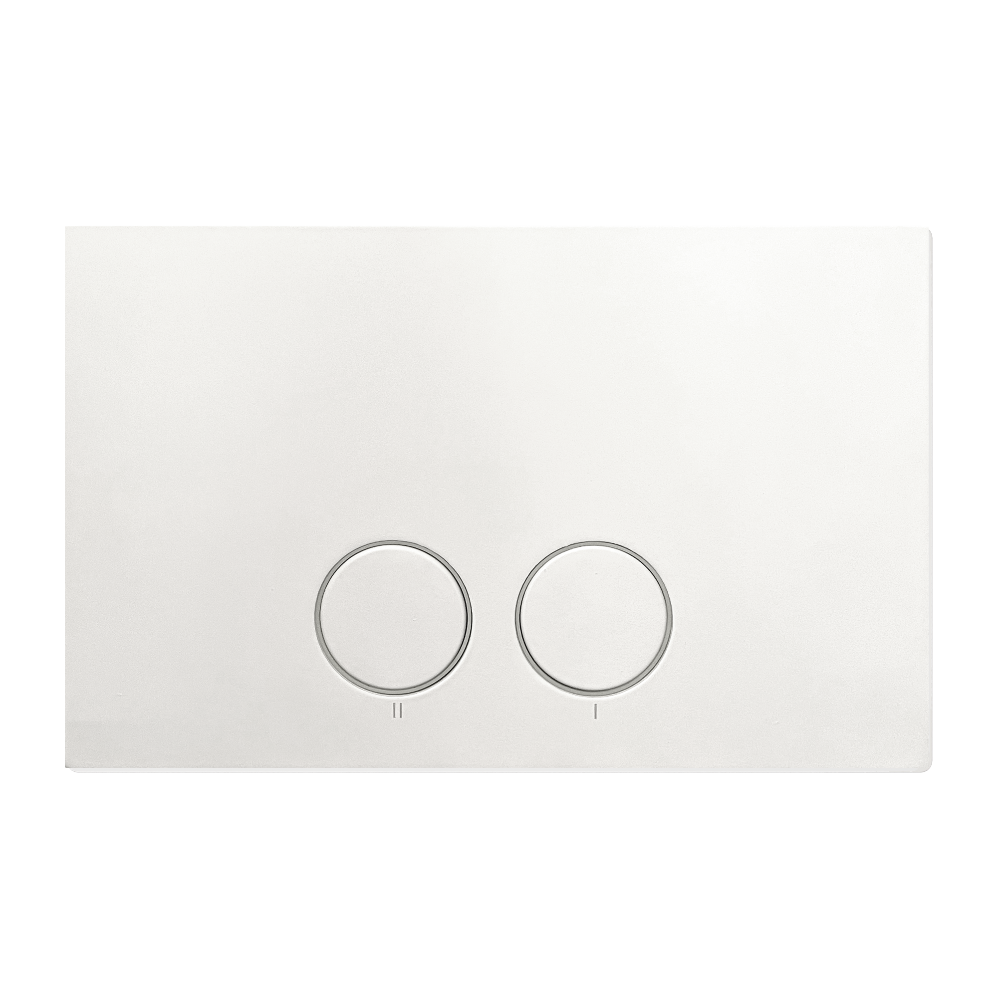 Perleas bedieningspaneel | Mat Wit | Voor Ideal Standard ProSys | Roestvrij staal