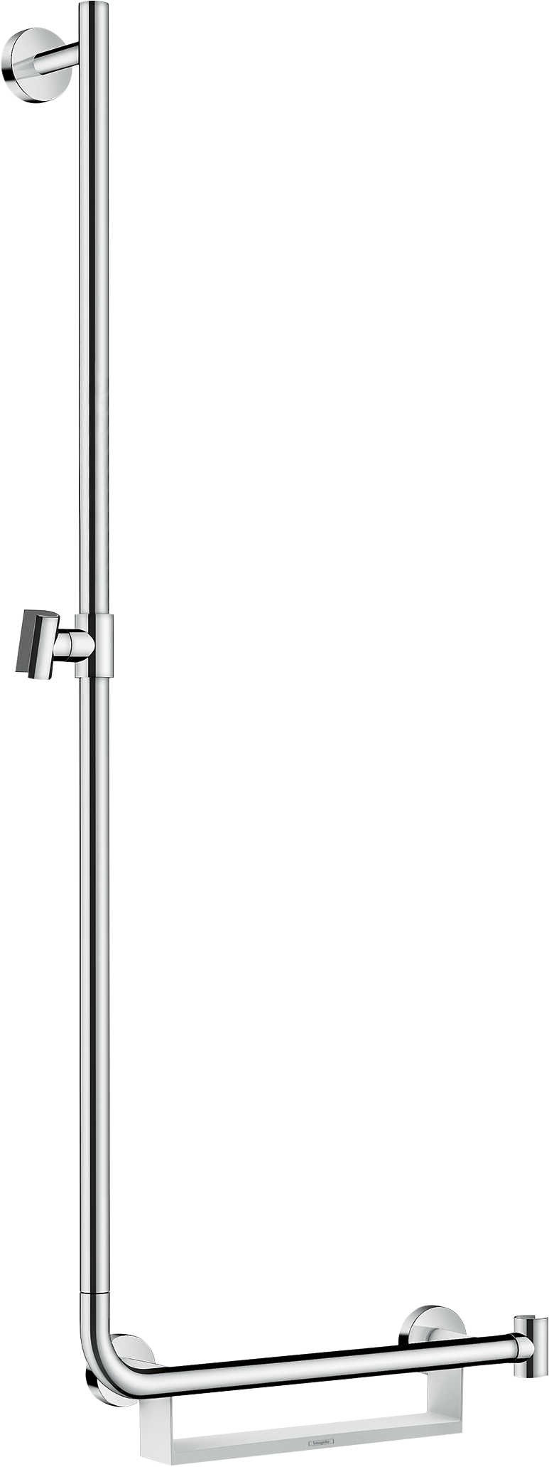 Hansgrohe Unica Comfort glijstang | Glanzend chroom | Glijstang 110 cm