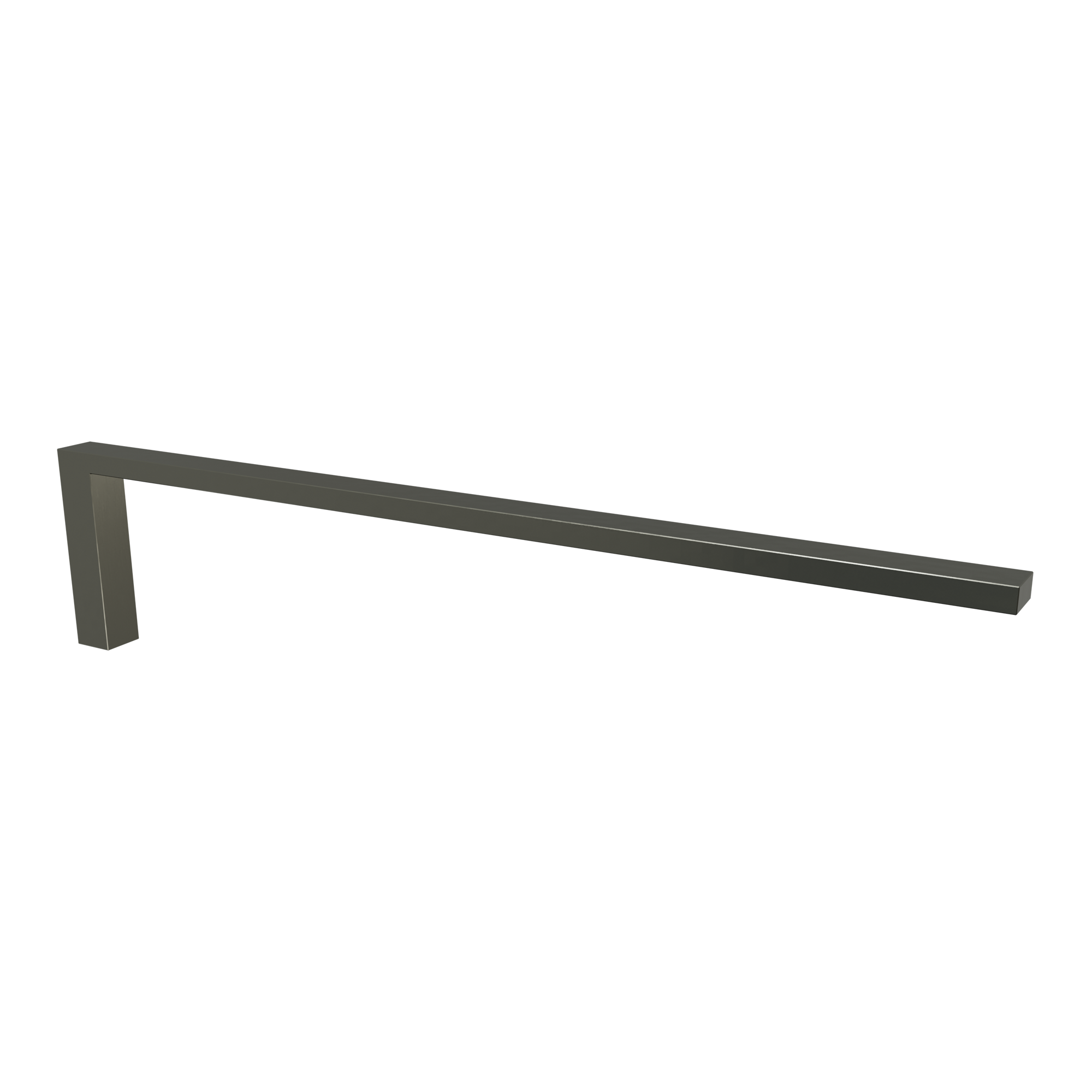 Blaufoss Blackline Noma handdoekhouder | Brushed GunMetal | 41 cm | Enkel