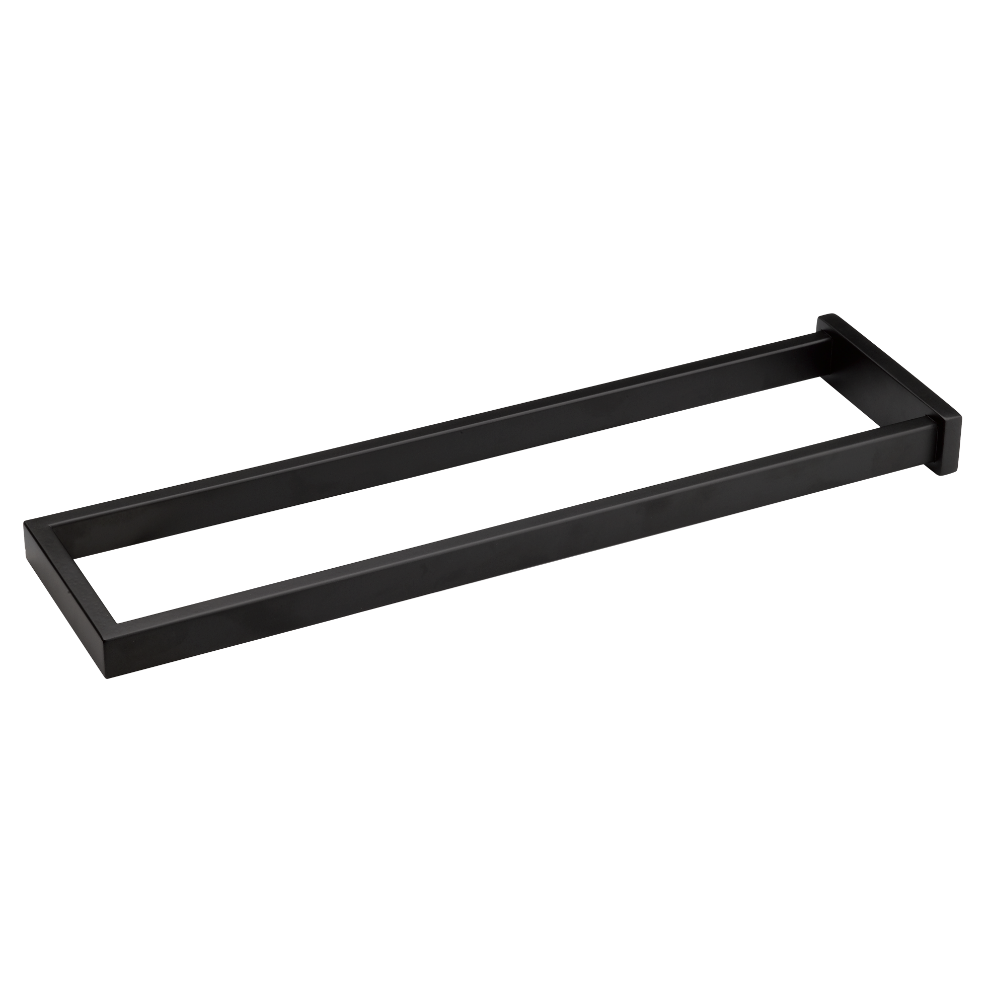 Blaufoss Blackline Noma handdoekhouder | Mat zwart | 41 cm | Dubbel