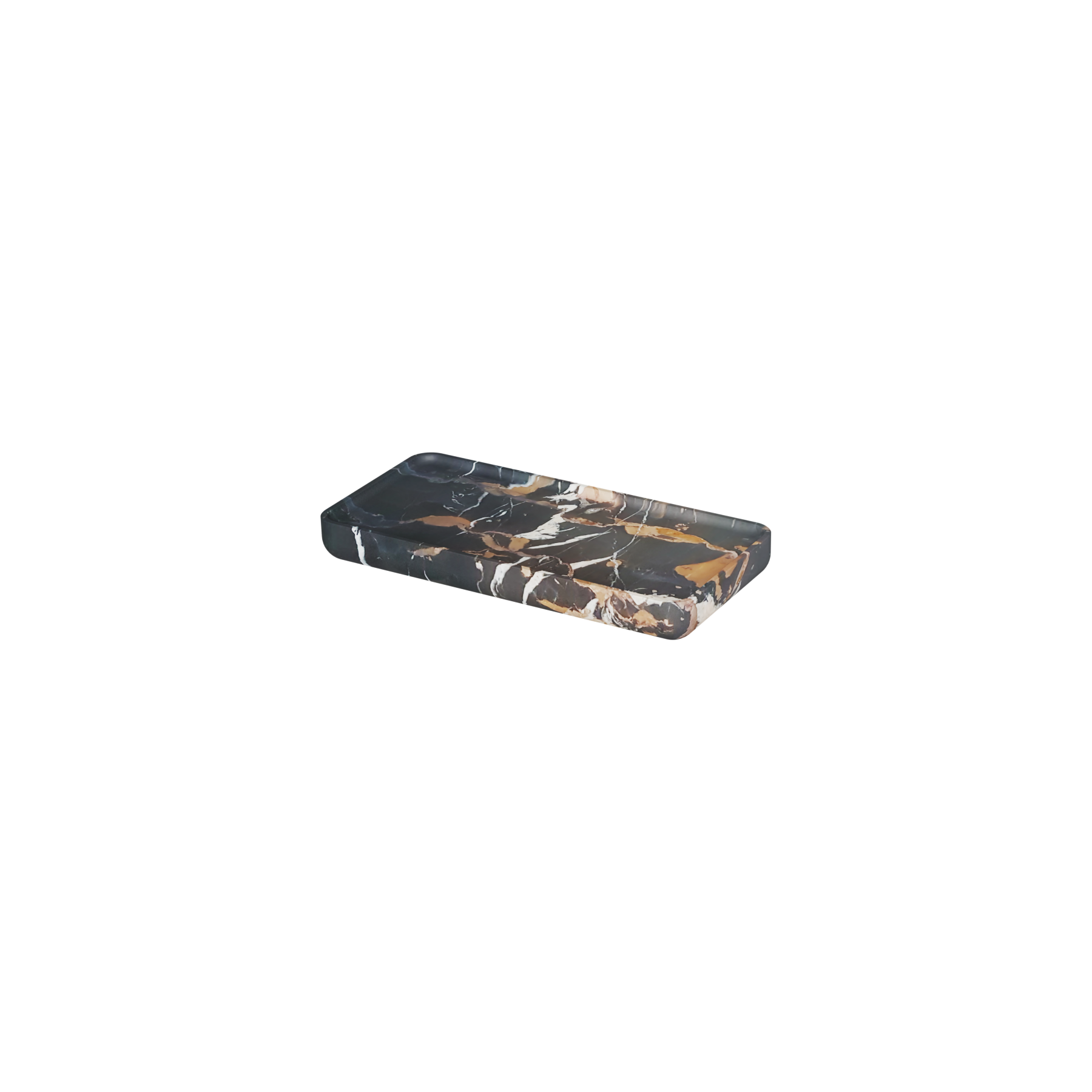 Balmani Tray wandplank | Portoro Gold | 25 x 12 cm | Marmer