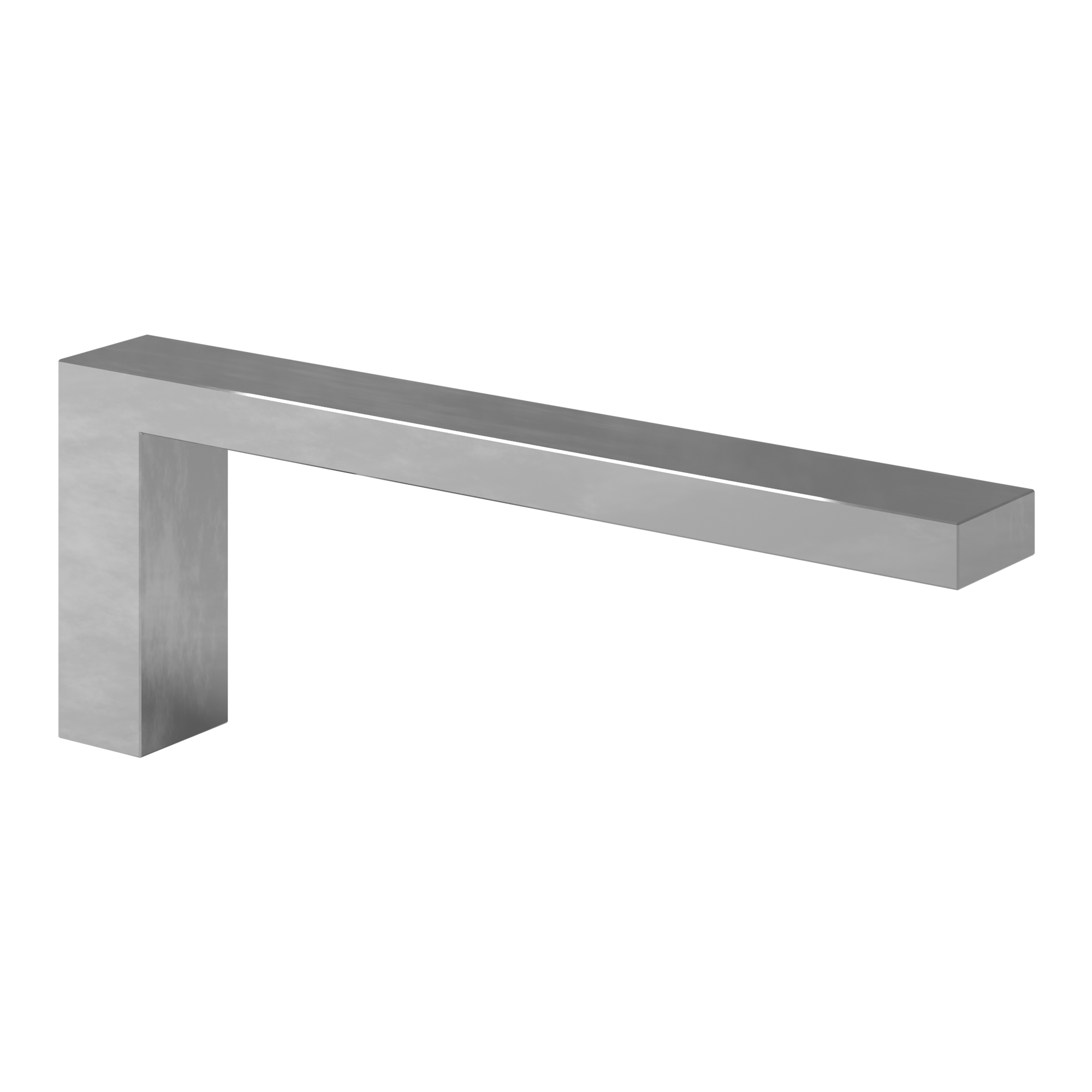 Blaufoss Blackline Noma Small handdoekhouder | Glanzend chroom | 19 cm | Enkel