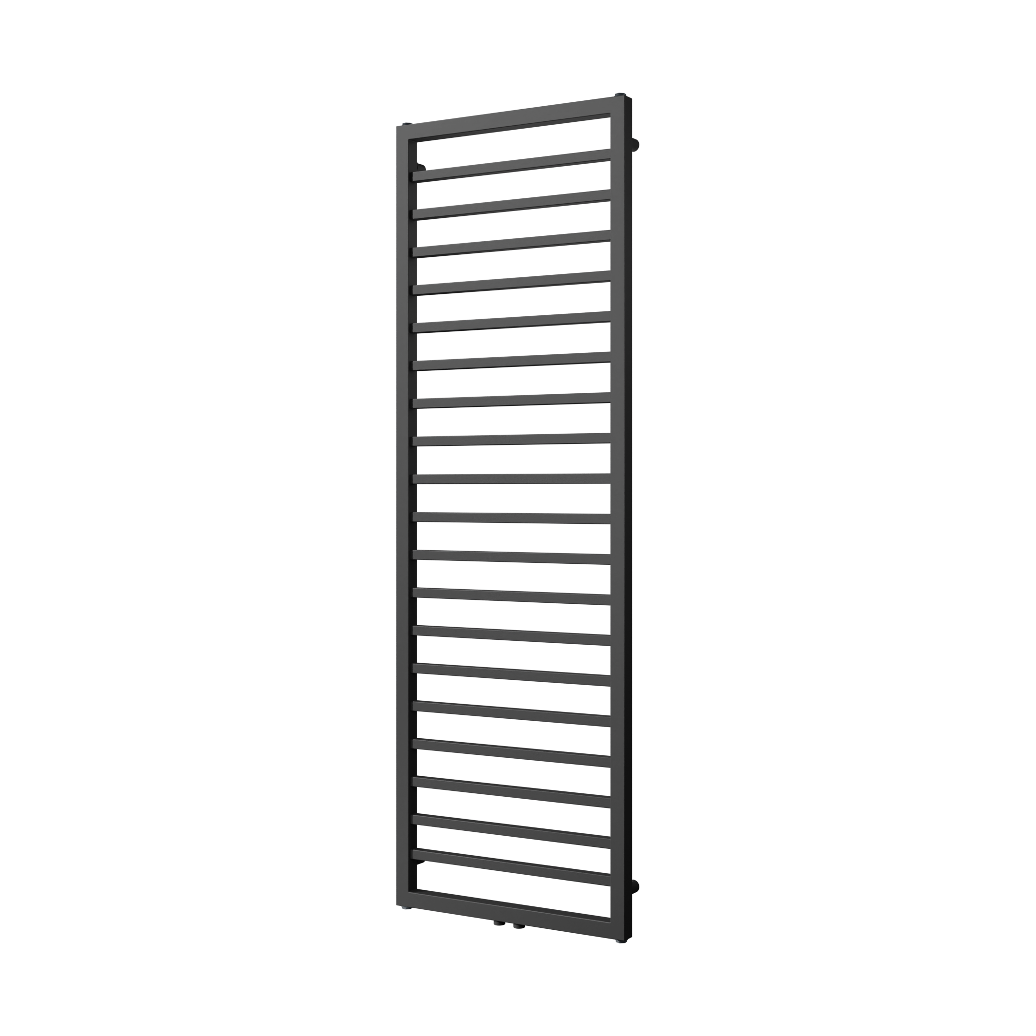 Vipera Listona handdoekradiator | Mat zwart | 50 x 180 cm | 911W | Zowel elektrisch als cv mogelijk