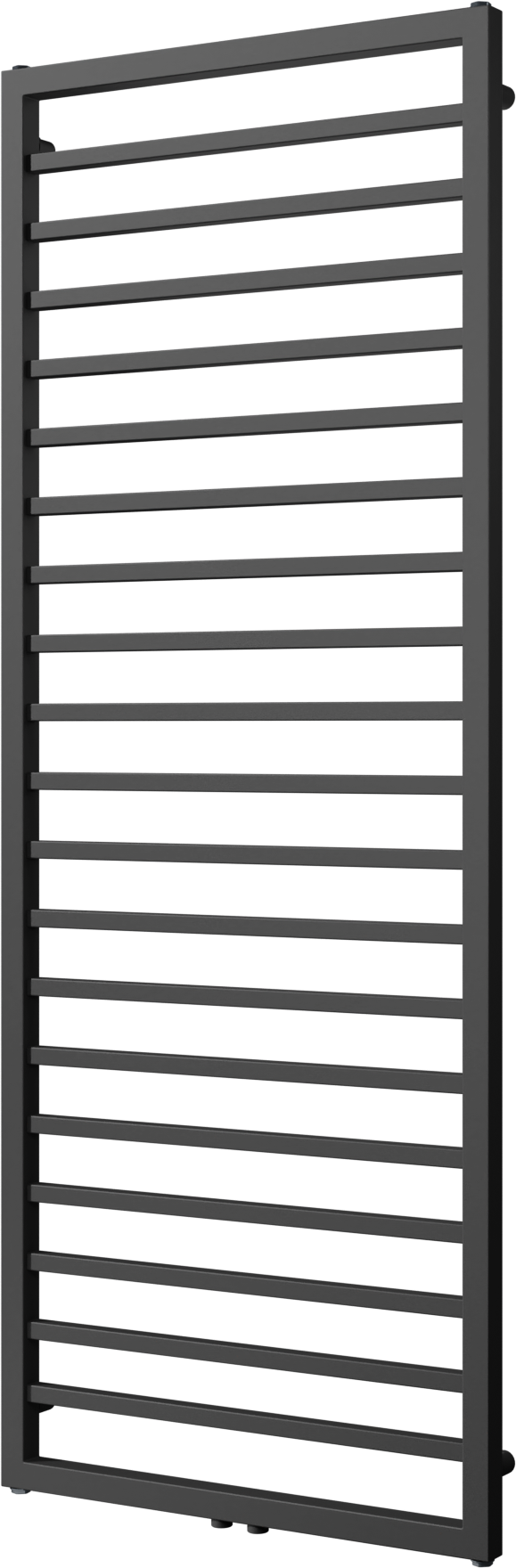 Vipera Listona handdoekradiator | Mat zwart | 60 x 180 cm | 1.030W | Zowel elektrisch als cv mogelijk