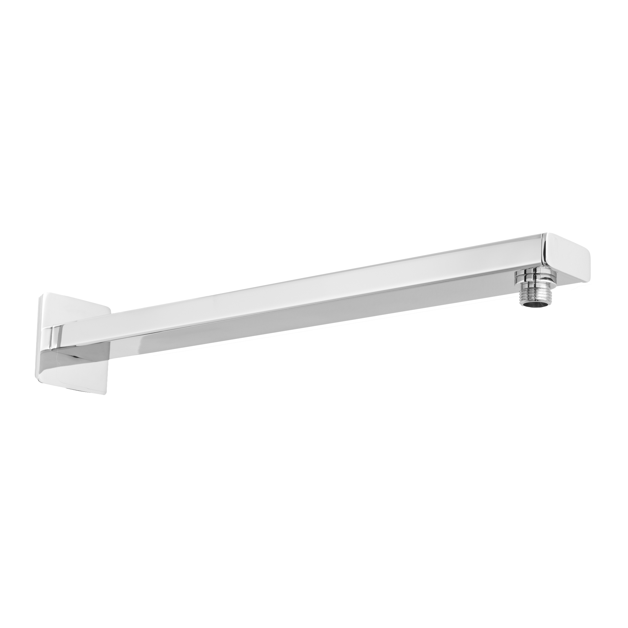 Blaufoss Flat douchearm | Glanzend chroom | 42 cm | Wandbevestiging
