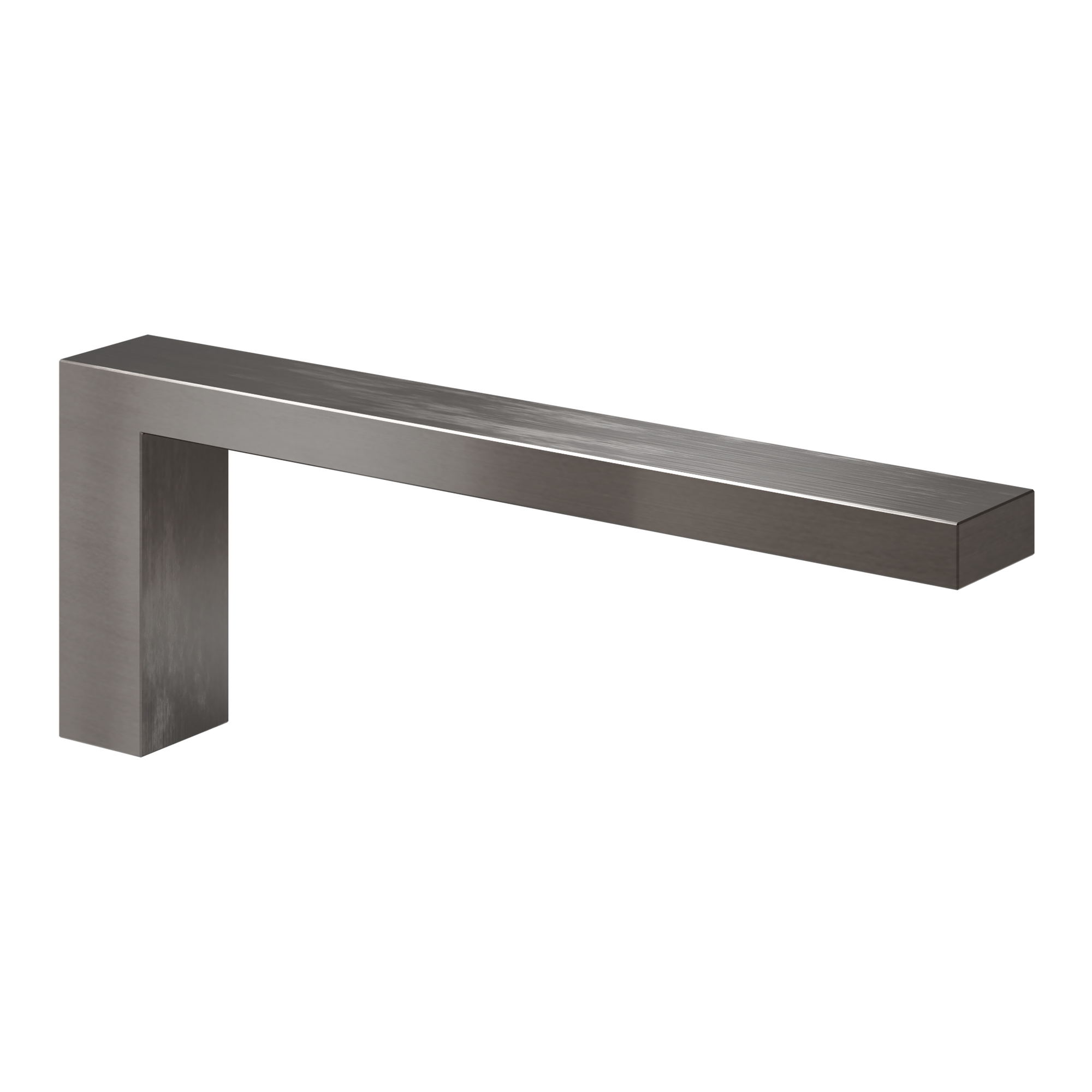 Blaufoss Blackline Noma Small handdoekhouder | Brushed GunMetal | 19 cm | Enkel