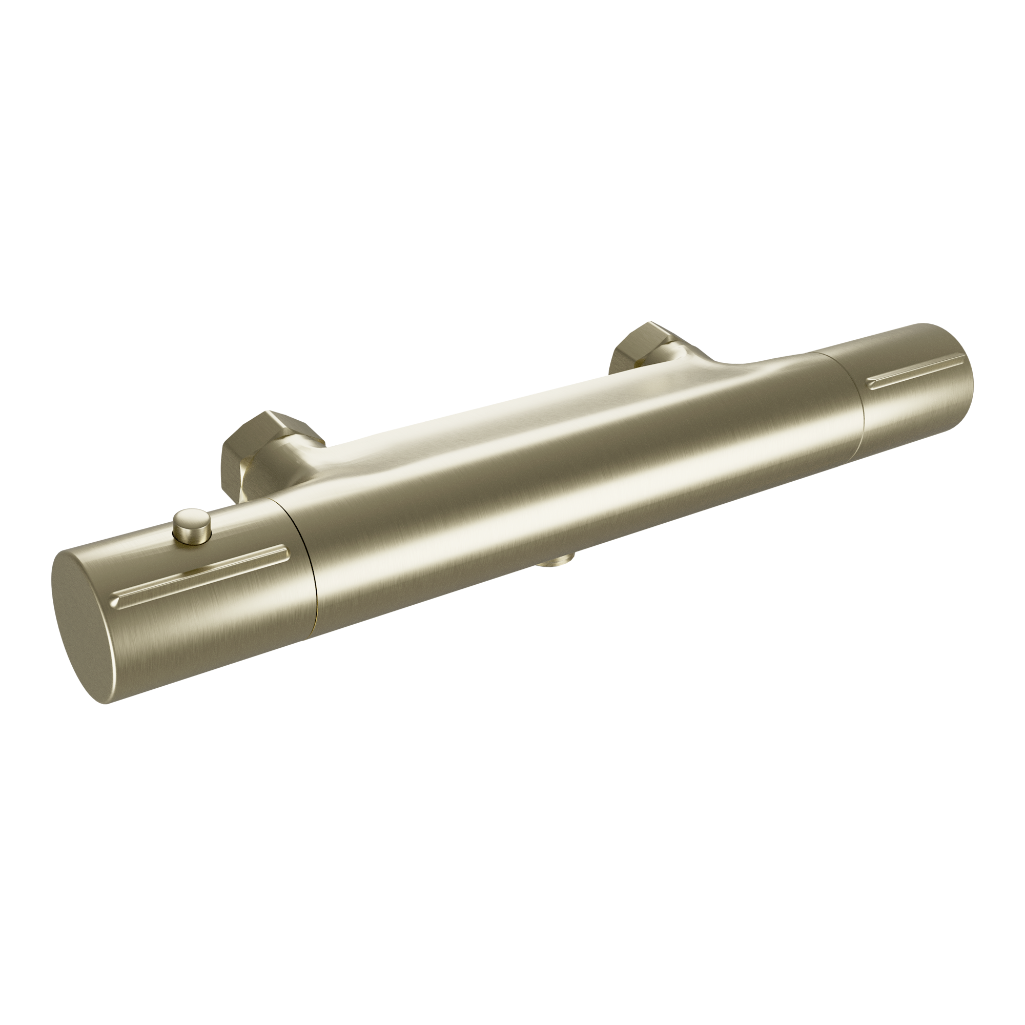 Blaufoss Onos douchekraan | Brushed Champagne Gold | Zonder waterbesparende functie | Thermostatische kraan