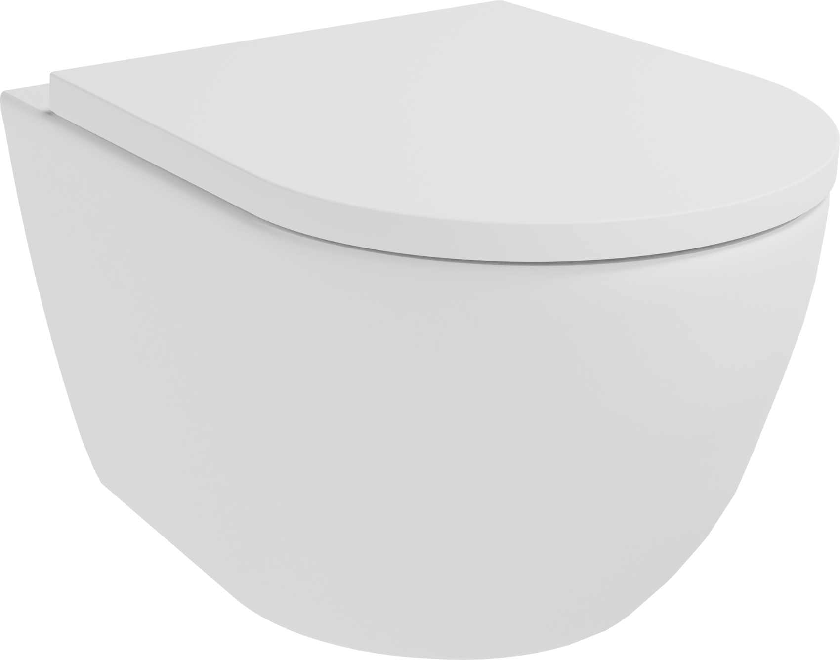 Luca Varess Moreno hangtoilet | Mat wit | Randloos spoelen met SilentFlush | Softclose wc-bril met easyclean