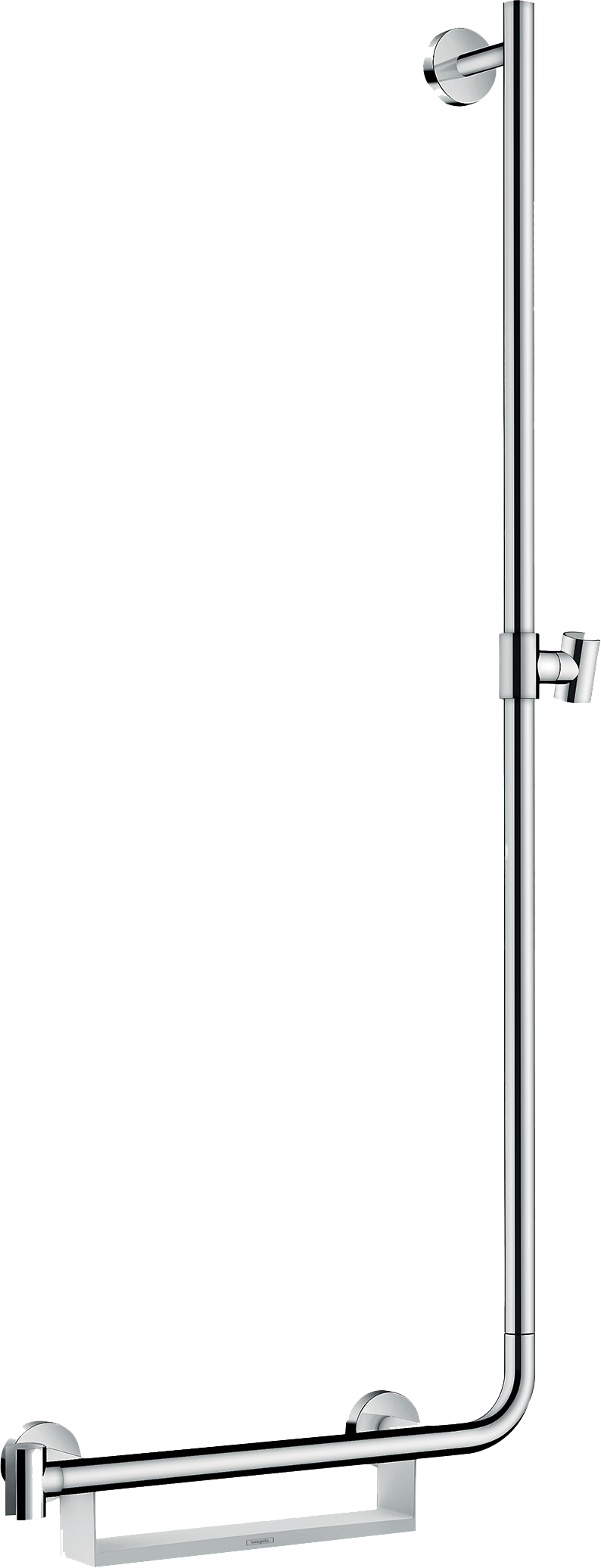 Hansgrohe Unica Comfort glijstang | Glanzend chroom | Glijstang 110 cm