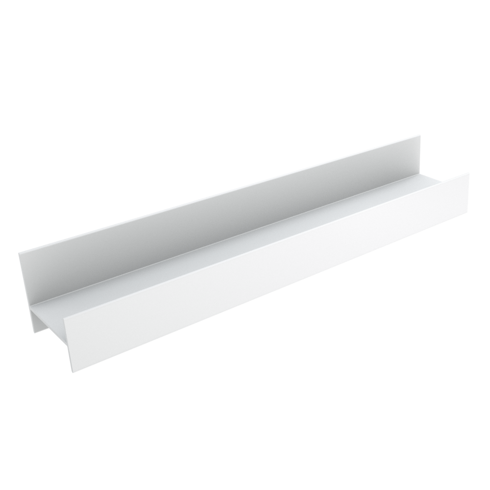 Blaufoss Blackline Tilli wandplank | Mat wit | 40 x 6,8 cm | Aluminium