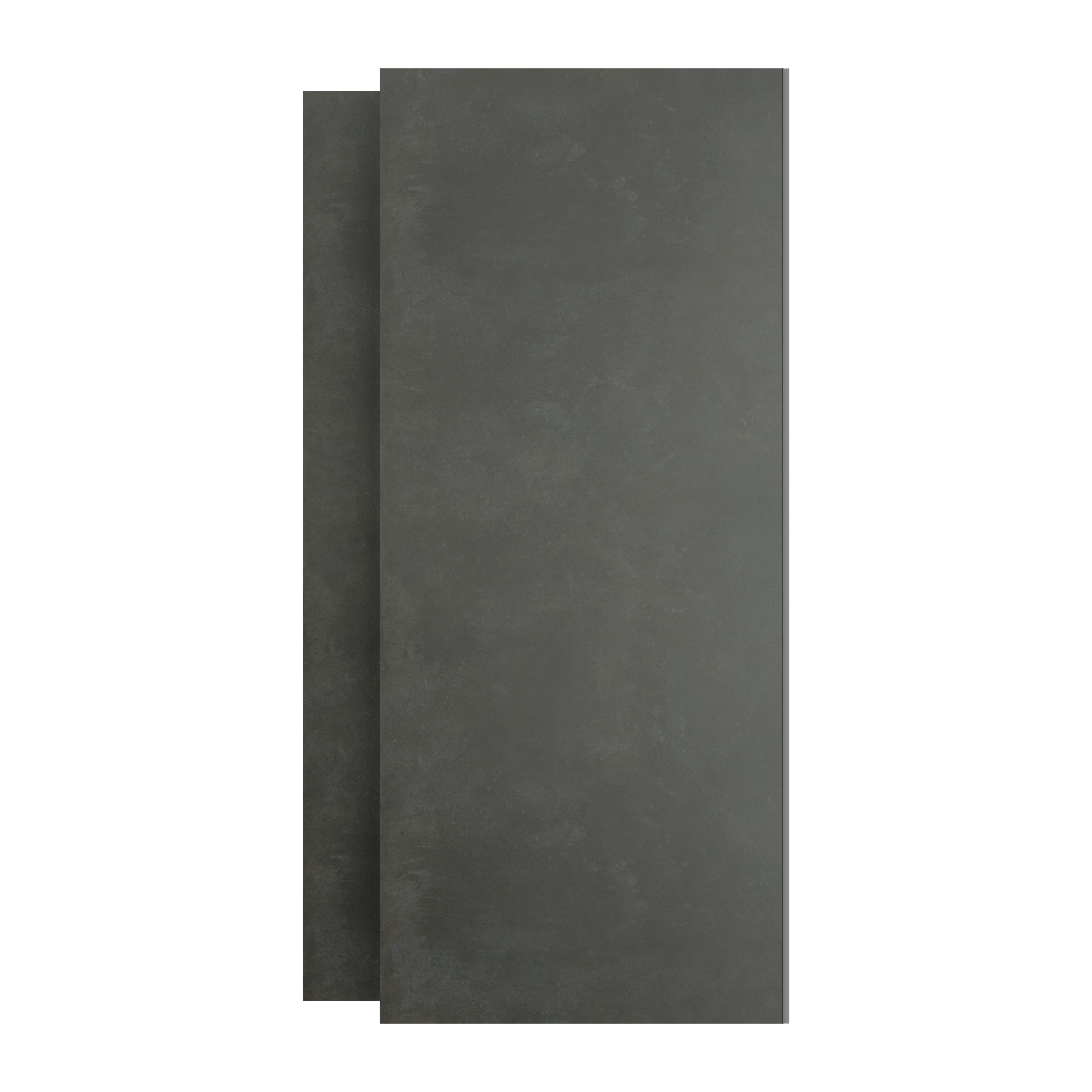 Linie Fresco douchewandbekleding (2 panelen) | 90 x 210 cm | Dark Beton | SPC | Voelbare structuur