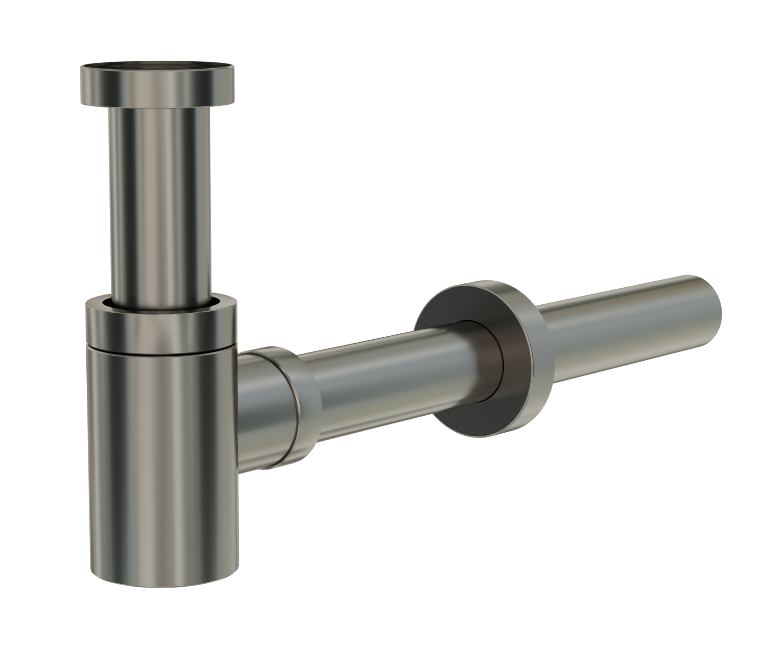 Santeg Styledrain MINI-X afvoer voor handenwasser | Brushed GunMetal | 32 mm