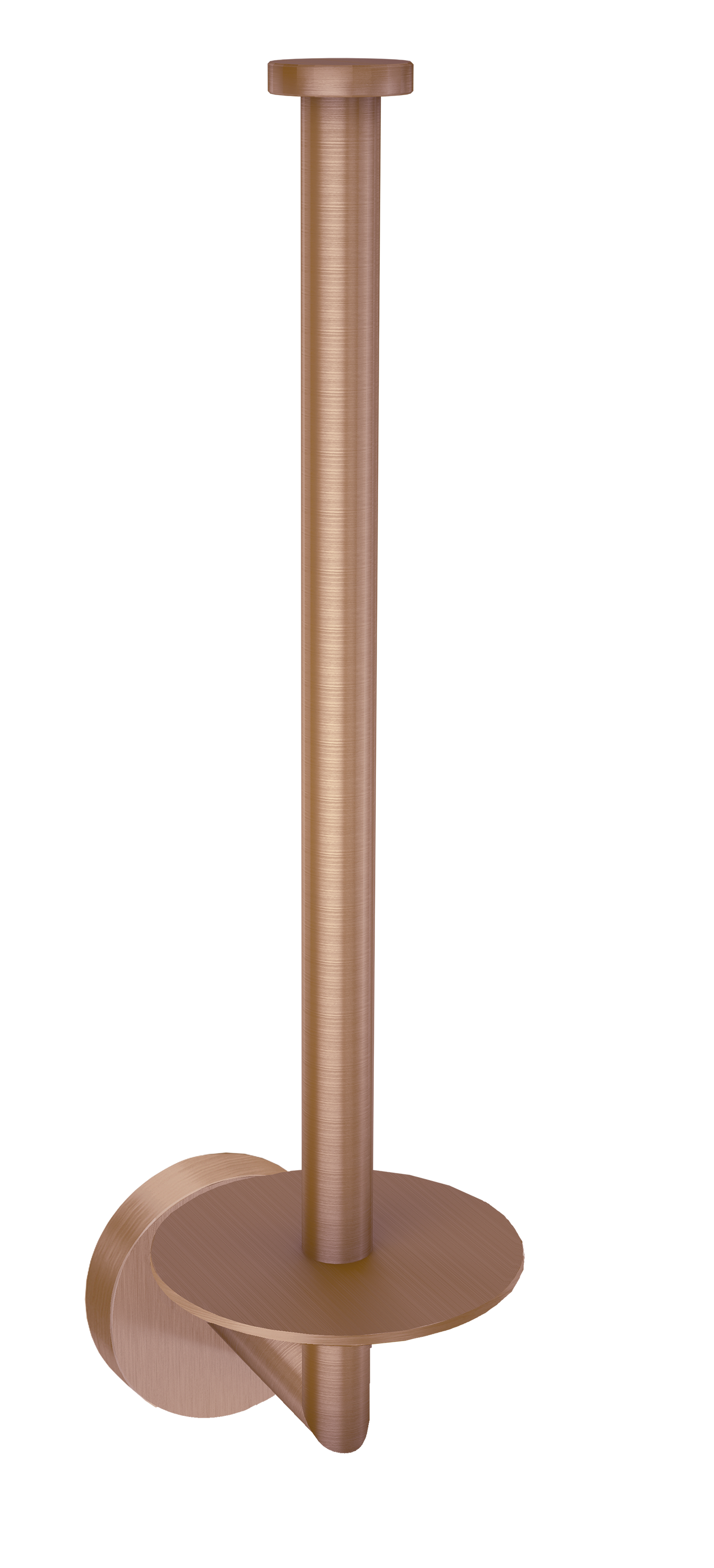 Blaufoss Harmony reserve wc-rolhouder | Brushed Rosegold | Roestvrij staal