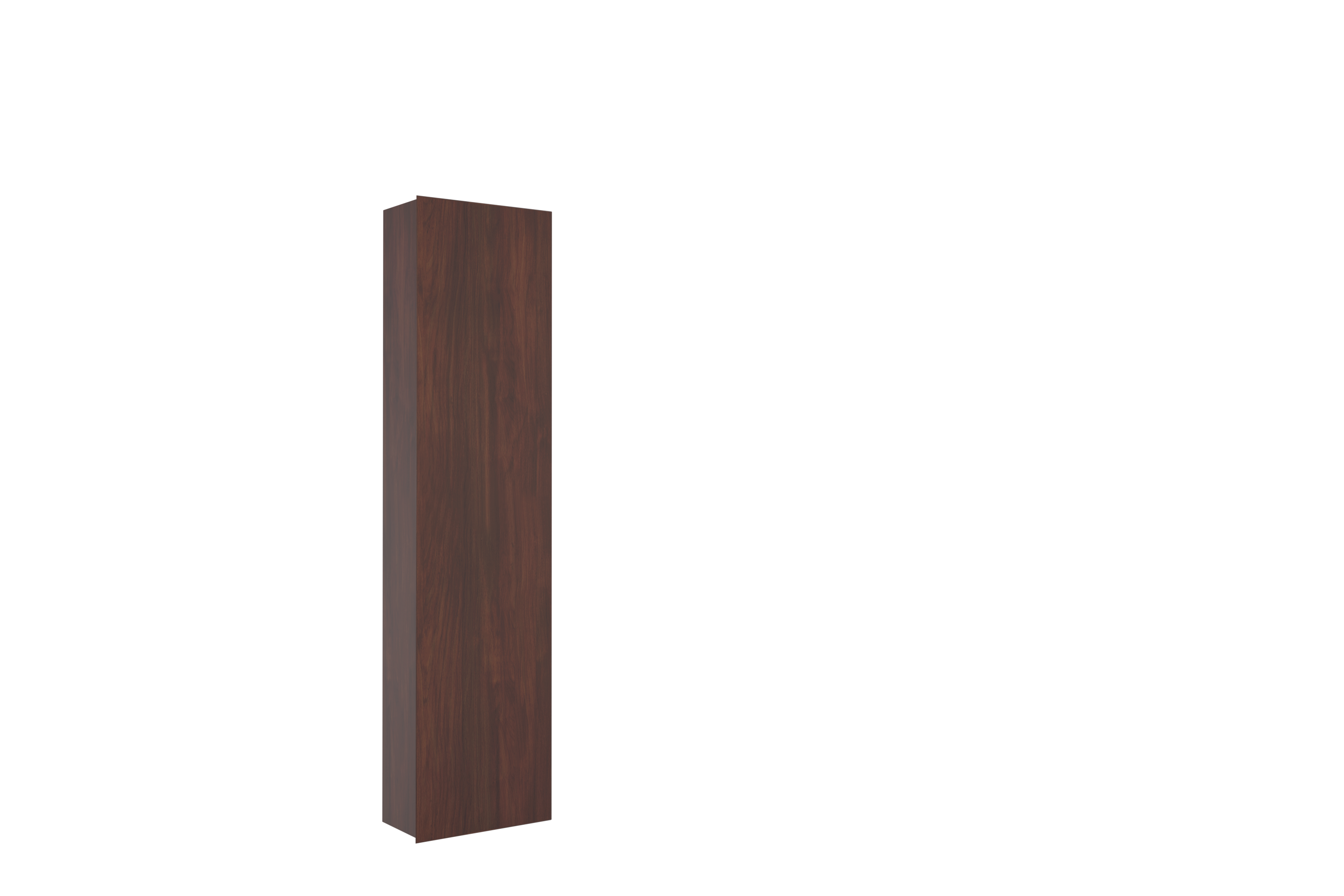 Balmani Mitra Elements badkamerkast | B32 x D20 x H130 cm | Amerikaanse notelaar | Scharnieren links en rechts | Massief hout | Vlakke afwerking