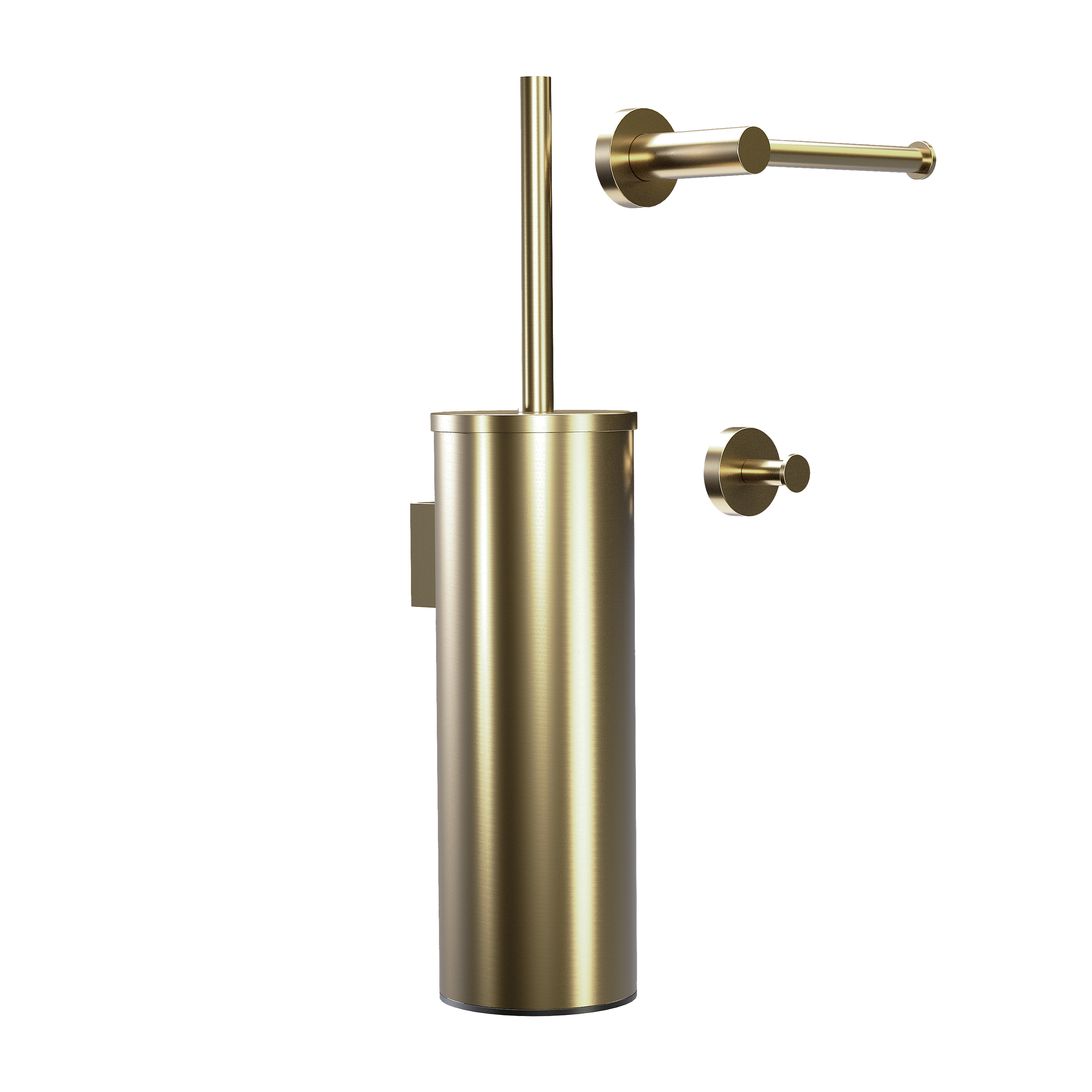 Blaufoss Harmony wc-accessoireset | Brushed Champagne Gold | Roestvrij staal