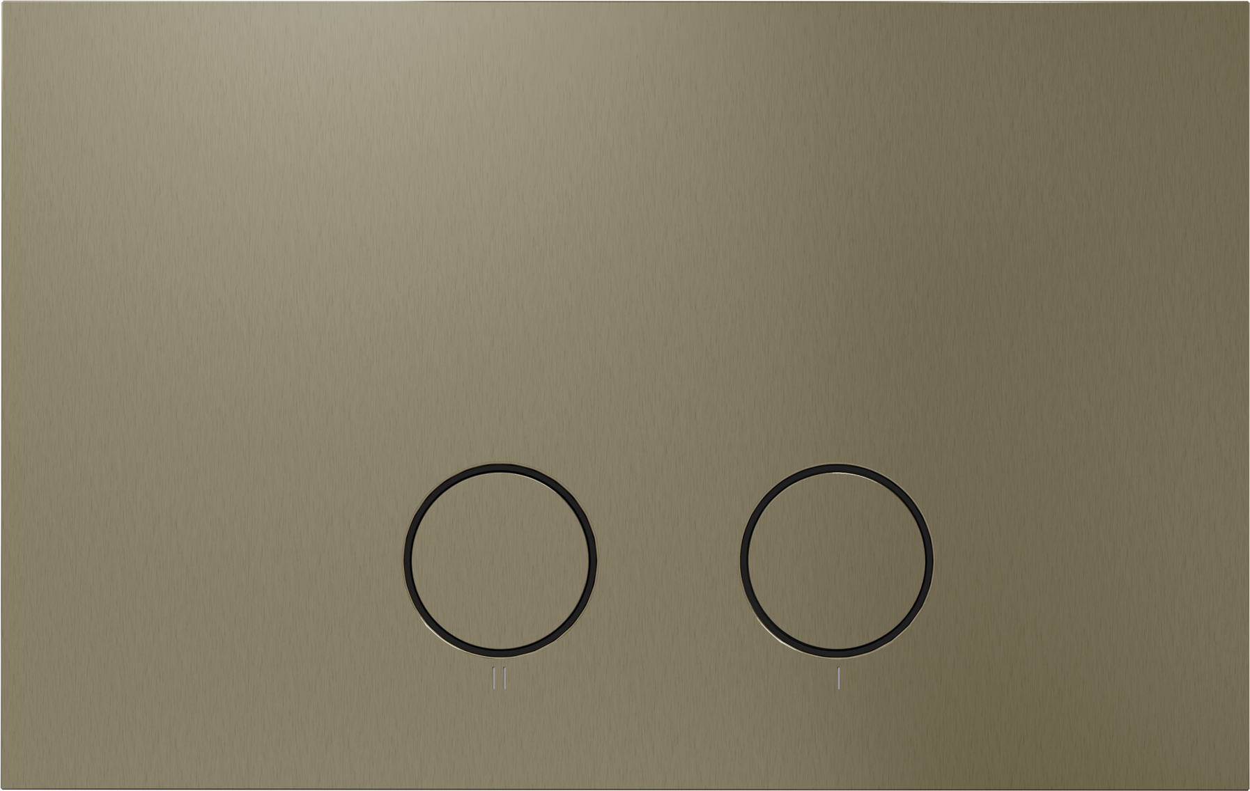 Perola bedieningspaneel | Brushed Champagne Gold | Voor Geberit Systemfix Sigma UP320 of UP720 | Roestvrij staal